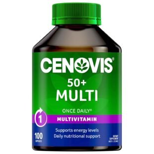 Cenovis 50+ Multi - All-In-One Multivitamin - Daily Nutritional Support for People 50 Years and Over, 100 Capsules