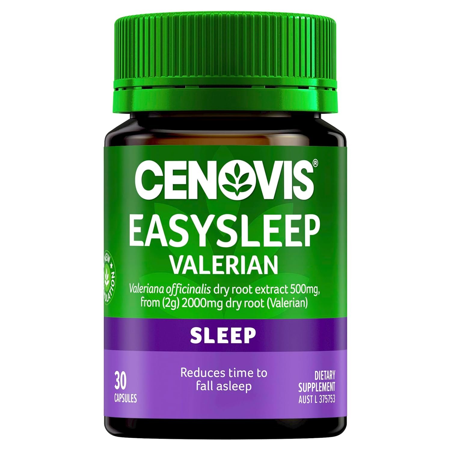 Cenovis EasySleep Valerian - Traditionally Used to Calm Nerves and Relieve Sleeplessness, 30 Capsules