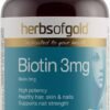 Herbs of Gold Biotin 3mg 60 Tablets, 60 count