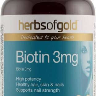 Herbs of Gold Biotin 3mg 60 Tablets, 60 count