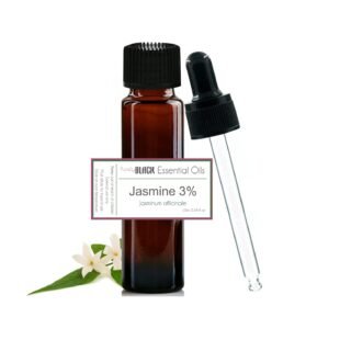 Jasmine Essential Oil For Perfume, Skin, Face, Bath, Body, Hair, Soap 10mL - 3% Jasmine Oil Diluted With Jojoba Oil