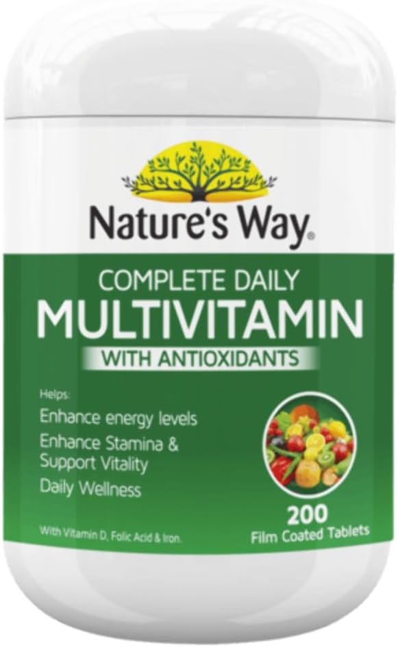 Nature's Way Complete Daily Multivitamin 200 Tablets