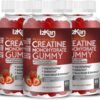 Pro Creatine Monohydrate Gummies 4000mg for Men & Women - 60 Chewable Creatine Gummies Strawberry Flavoured Creatine | Pre Workout Gym Supplement| Keto | Vegan | (3)