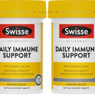 Swisse Ultiboost Daily Immune Support, 60 Tablets (Pack of 2)