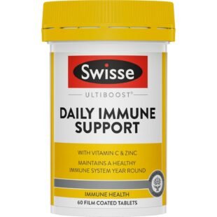 Swisse Ultiboost Daily Immune Support Maintains a Healthy Immune System Year Round 60 Tablets