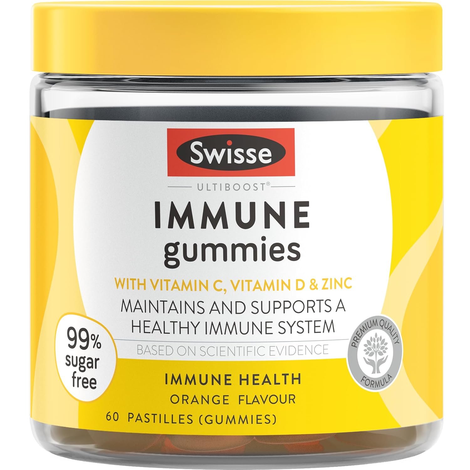 Swisse Ultiboost Immune Gummies | Maintains & Supports a Healthy Immune System | 60 Pack