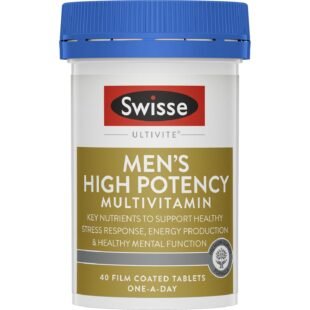 Swisse Ultivite Men's High Potency Multivitamin - 40 Tablets
